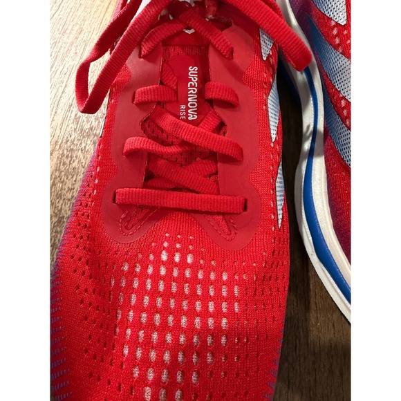 Adidas Supernova Rise Men's Red Blue Running Shoes Sneakers Size 11.5 - Picture 8 of 9